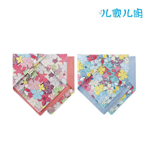 Two - way 围巾 (Angel-Flower: Pink+Blue)